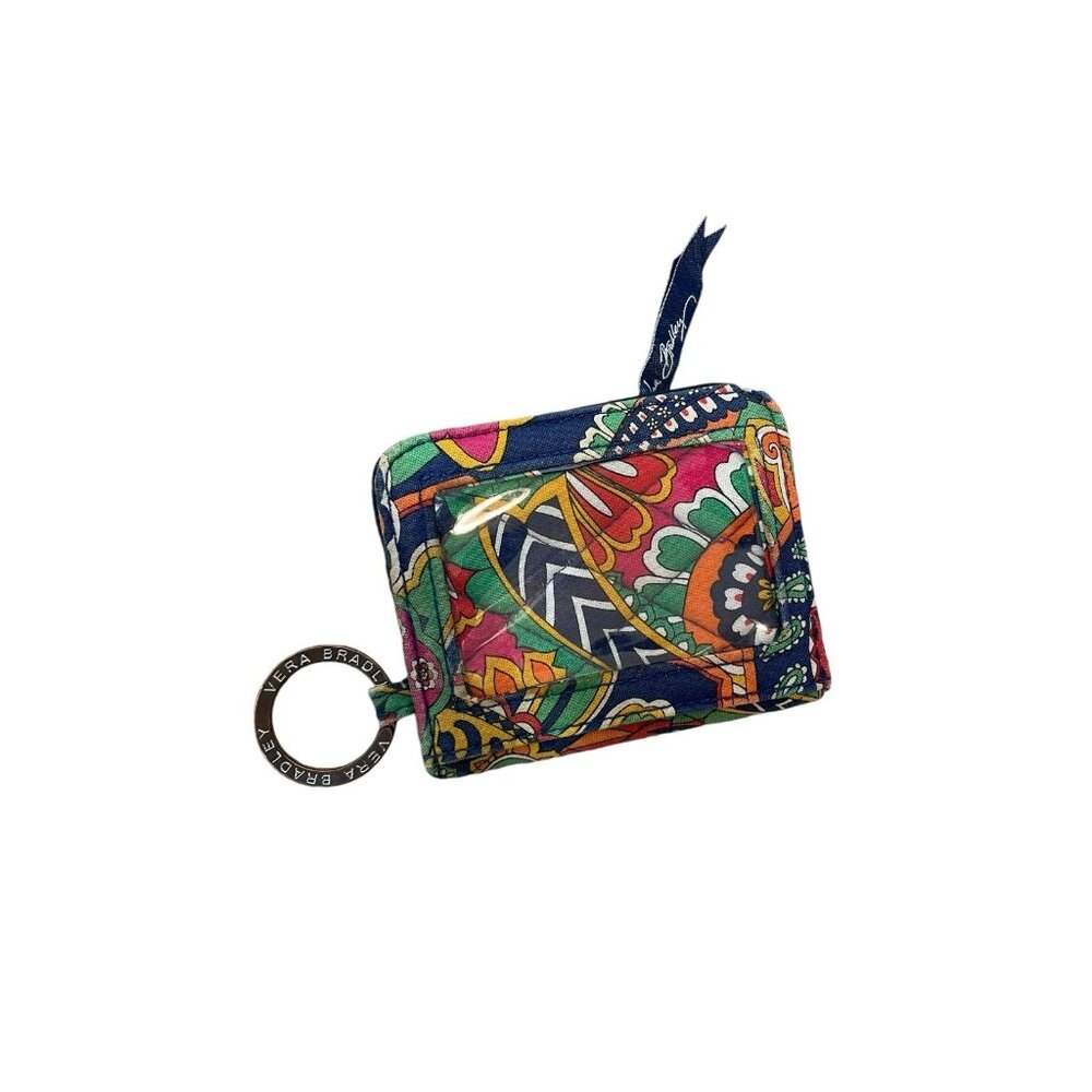 Vera Bradley ID Holder Keychain
